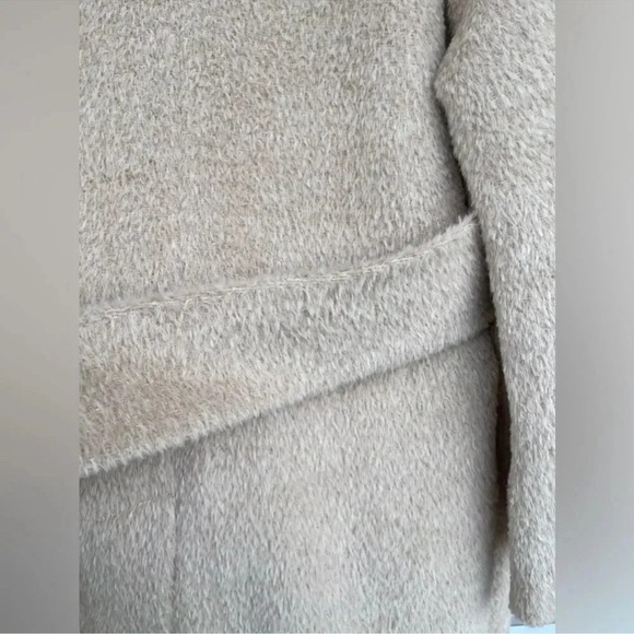 Trina Turk alpaca /wool autumn turtleneck coat size 12 - Picture 13 of 16